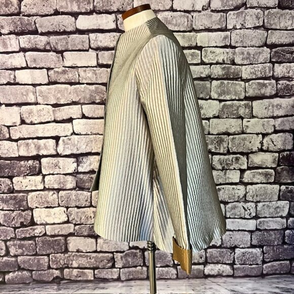 I.C. Silver & Brown Long Sleeve Jacket Size M - Picture 4 of 9